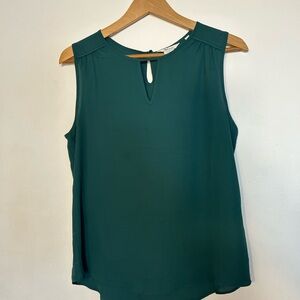 Reitmans Teal Green Sleeveless Keyhole Camisole